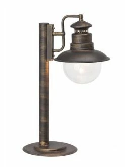 Coupon 🔥 Außenbeleuchtung Brilliant Außensockelleuchte 53cm Artu 53x38,7x22,2 Cm In Schwarz Gold Günstig Kaufen 👏