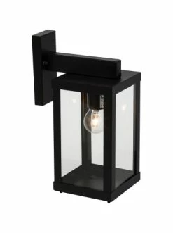 Auslauf 🎉 Außenbeleuchtung Brilliant Außenwandleuchte, Hängend Gaia 35,5x15x22,5 Cm In Schwarz Günstig Kaufen 🔥