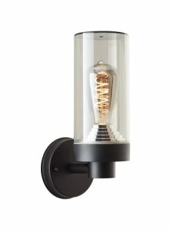 Großhandel ❤️ Außenbeleuchtung Brilliant Außenwandleuchte Masham 29,5x15,7x11,6 Cm In Sand Schwarz Günstig Kaufen 🛒