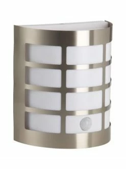 Brandneu 🥰 Außenbeleuchtung Brilliant Außenwandleuchte Mit Bewegungsmelder Rune 20x17,5x12,3 Cm In Edelstahl Günstig Kaufen 🤩