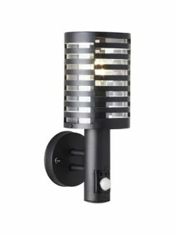 Angebote 💯 Außenbeleuchtung Brilliant Außenwandleuchte, Stehend Mit Bewegungsmelder Venlo ⌀ 12,7 Cm In Schwarz Matt Günstig Kaufen 👏