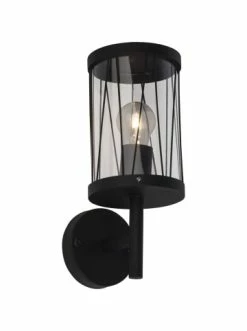 Beste Bewertungen von ✔️ Außenbeleuchtung Brilliant Außenwandleuchte, Stehend Reed ⌀ 13,3 Cm In Schwarz Matt Günstig Kaufen 💯