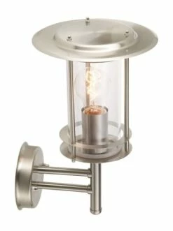 Großhandel ❤️ Außenbeleuchtung Brilliant Außenwandleuchte, Stehend York ⌀ 20 Cm In Edelstahl Günstig Kaufen 🛒