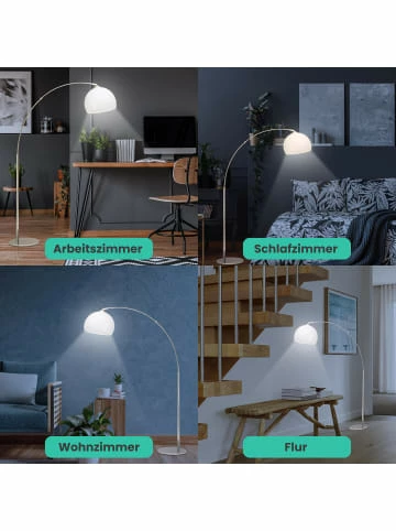 Auslauf 🤩 Stehleuchten Brilliant Bogenstandleuchte 1,7m Vessa 166x30x122 Cm In Chrom/weiß Günstig Kaufen 😀 3 Auslauf 🤩 Stehleuchten Brilliant Bogenstandleuchte 1,7m Vessa 166x30x122 Cm In Chrom/weiß Günstig Kaufen 😀 – Bild 3