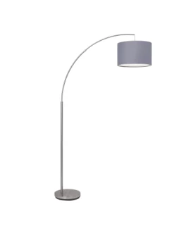Neu 🛒 Stehleuchten Brilliant Bogenstandleuchte 1,8m Clarie ⌀ 36 Cm In Eisen/grau Günstig Kaufen 🤩