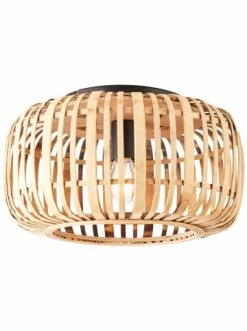 Schlussverkauf ⌛ Decken- & Hängeleuchten Brilliant Deckenleuchte, 1-flammig Woodrow ⌀ 39,5 Cm In Hellbraun Günstig Kaufen 😉