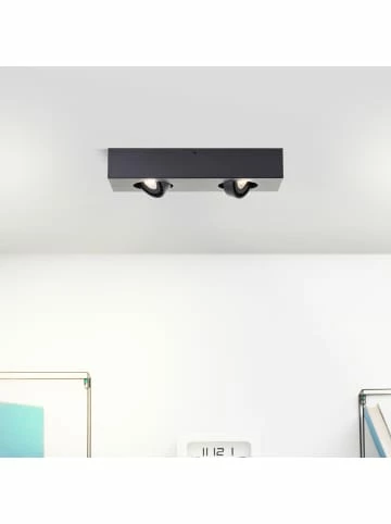 Blitzangebot 😍 Decken- & Hängeleuchten Brilliant Deckenleuchte, 2-flammig Doro 9x40x15 Cm In Sand Schwarz Günstig Kaufen 🔥 2 Blitzangebot 😍 Decken- & Hängeleuchten Brilliant Deckenleuchte, 2-flammig Doro 9x40x15 Cm In Sand Schwarz Günstig Kaufen 🔥 – Bild 2