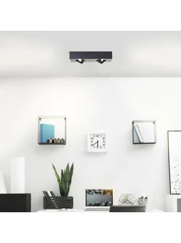 Blitzangebot 😍 Decken- & Hängeleuchten Brilliant Deckenleuchte, 2-flammig Doro 9x40x15 Cm In Sand Schwarz Günstig Kaufen 🔥 3 Blitzangebot 😍 Decken- & Hängeleuchten Brilliant Deckenleuchte, 2-flammig Doro 9x40x15 Cm In Sand Schwarz Günstig Kaufen 🔥 – Bild 3