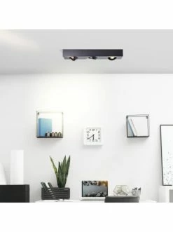 Aktion 🧨 Decken- & Hängeleuchten Brilliant Deckenleuchte, 3-flammig Doro 9x60x15 Cm In Sand Schwarz Günstig Kaufen 🔔 -brilliant Verkäufe brilliant deckenleuchte 3 flammig doro 9x60x15 cm in sand schwarz 2