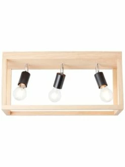 Billig 😀 Decken- & Hängeleuchten Brilliant Deckenleuchte, 3-flammig Nerea 25x52x20 Cm In Eiche Geölt Günstig Kaufen ✨