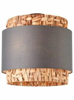 Besorgen 🎉 Decken- & Hängeleuchten Brilliant Deckenleuchte 35cm Waterlilly ⌀ 35 Cm In Grau/beige Günstig Kaufen ⌛