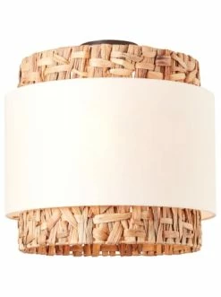 Bester Verkauf 🛒 Decken- & Hängeleuchten Brilliant Deckenleuchte 35cm Waterlilly ⌀ 35 Cm In Natur/weiß Günstig Kaufen 💯