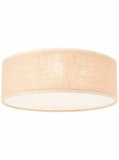 Blitzangebot 🧨 Decken- & Hängeleuchten Brilliant Deckenleuchte 38cm Aniela ⌀ 38 Cm In Weiß/natur Günstig Kaufen ⌛