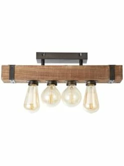 Bestes Angebot ⭐ Decken- & Hängeleuchten Brilliant Deckenleuchte, 4-flammig Woodhill 12x46x8,5 Cm In Antik/schwarz Günstig Kaufen 🥰 -brilliant Verkäufe brilliant deckenleuchte 4 flammig woodhill 12x46x8 5 cm in antik schwarz 2
