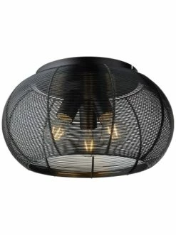 Coupon ⭐ Decken- & Hängeleuchten Brilliant Deckenleuchte 40cm Sambo ⌀ 40 Cm In Schwarz Günstig Kaufen 😍