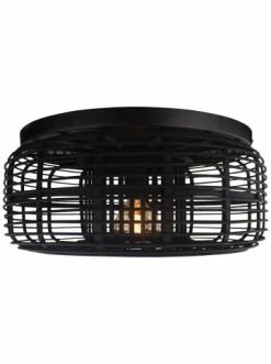 Neu ⌛ Decken- & Hängeleuchten Brilliant Deckenleuchte 45cm Crosstown ⌀ 45 Cm In Holz Dunkel/schwarz Günstig Kaufen 🔔