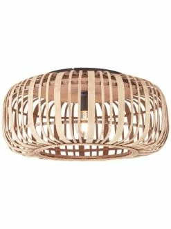 Beste Bewertungen von 👍 Decken- & Hängeleuchten Brilliant Deckenleuchte 50cm Woodrow ⌀ 50 Cm In Hellbraun Günstig Kaufen 😉