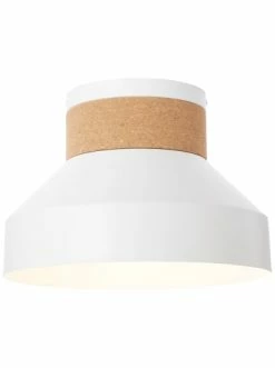 Auslauf 😍 Decken- & Hängeleuchten Brilliant Deckenleuchte Moka ⌀ 36,5 Cm In Weiß Matt/braun Günstig Kaufen 😍