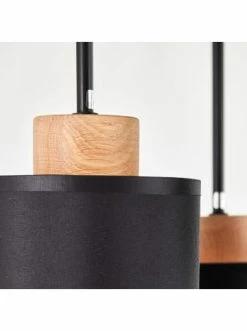 Bestpreis ✨ Decken- & Hängeleuchten Brilliant Deckenrondell, 3-flammig Vonnie ⌀ 30 Cm In Schwarz/holzfarbend Günstig Kaufen 👍 -brilliant Verkäufe brilliant deckenrondell 3 flammig vonnie 30 cm in schwarz holzfarbend 2