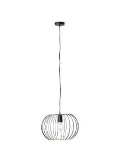 Großhandel 😉 Decken- & Hängeleuchten Brilliant Pendelleuchte, 1-flammig Silemia ⌀ 36 Cm In Schwarz Matt Günstig Kaufen ❤️