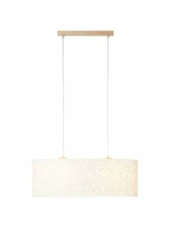 Bester Verkauf 🔥 Decken- & Hängeleuchten Brilliant Pendelleuchte, 2-flammig Galance 118x70x26 Cm In Holz Hell/weiß Günstig Kaufen 😉