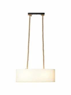 Aktion 💯 Decken- & Hängeleuchten Brilliant Pendelleuchte, 2-flammig Sailor 120x70,5x20 Cm In Natur/weiß Günstig Kaufen 🛒