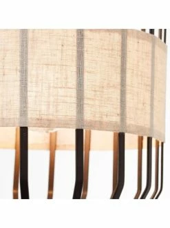 Aktion 🎉 Decken- & Hängeleuchten Brilliant Pendelleuchte 23cm Slope ⌀ 23 Cm In Schwarz/natur Günstig Kaufen 🥰 -brilliant Verkäufe brilliant pendelleuchte 23cm slope 23 cm in schwarz natur 2