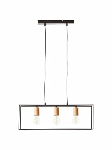 Schlussverkauf 🔥 Decken- & Hängeleuchten Brilliant Pendelleuchte, 3-flammig Arica 85,5x60x20 Cm In Schwarz/holzfarbend Günstig Kaufen 😉 2 Schlussverkauf 🔥 Decken- & Hängeleuchten Brilliant Pendelleuchte, 3-flammig Arica 85,5x60x20 Cm In Schwarz/holzfarbend Günstig Kaufen 😉 – Bild 2