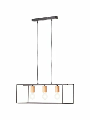 Schlussverkauf 🔥 Decken- & Hängeleuchten Brilliant Pendelleuchte, 3-flammig Arica 85,5x60x20 Cm In Schwarz/holzfarbend Günstig Kaufen 😉 5 Schlussverkauf 🔥 Decken- & Hängeleuchten Brilliant Pendelleuchte, 3-flammig Arica 85,5x60x20 Cm In Schwarz/holzfarbend Günstig Kaufen 😉 – Bild 5