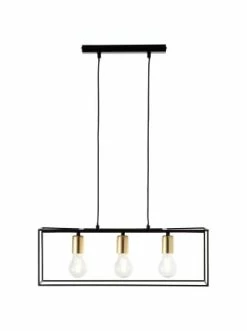 Großhandel 🌟 Decken- & Hängeleuchten Brilliant Pendelleuchte, 3-flammig Arica 85,5x60x20 Cm In Schwarz/messing Günstig Kaufen ✔️ -brilliant Verkäufe brilliant pendelleuchte 3 flammig arica 85 5x60x20 cm in schwarz messing 2