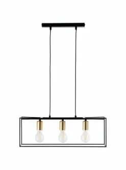 Großhandel 🌟 Decken- & Hängeleuchten Brilliant Pendelleuchte, 3-flammig Arica 85,5x60x20 Cm In Schwarz/messing Günstig Kaufen ✔️ -brilliant Verkäufe brilliant pendelleuchte 3 flammig arica 85 5x60x20 cm in schwarz messing 3