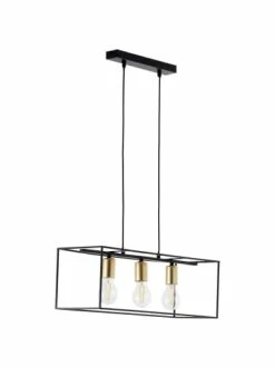 Großhandel 🌟 Decken- & Hängeleuchten Brilliant Pendelleuchte, 3-flammig Arica 85,5x60x20 Cm In Schwarz/messing Günstig Kaufen ✔️ -brilliant Verkäufe brilliant pendelleuchte 3 flammig arica 85 5x60x20 cm in schwarz messing 5