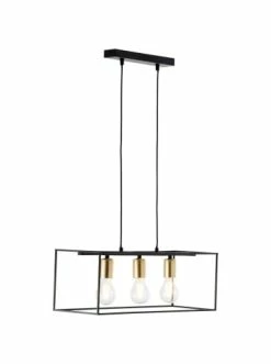 Großhandel 🌟 Decken- & Hängeleuchten Brilliant Pendelleuchte, 3-flammig Arica 85,5x60x20 Cm In Schwarz/messing Günstig Kaufen ✔️ -brilliant Verkäufe brilliant pendelleuchte 3 flammig arica 85 5x60x20 cm in schwarz messing 6