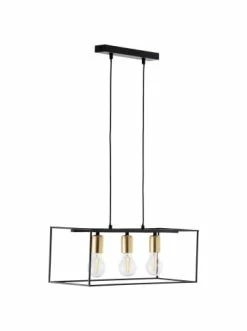 Großhandel 🌟 Decken- & Hängeleuchten Brilliant Pendelleuchte, 3-flammig Arica 85,5x60x20 Cm In Schwarz/messing Günstig Kaufen ✔️ -brilliant Verkäufe brilliant pendelleuchte 3 flammig arica 85 5x60x20 cm in schwarz messing 7