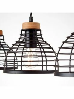 Großhandel 🎁 Decken- & Hängeleuchten Brilliant Pendelleuchte, 3-flammig Avia 120x100x25 Cm In Schwarz/holz Günstig Kaufen 🧨 -brilliant Verkäufe brilliant pendelleuchte 3 flammig avia 120x100x25 cm in schwarz holz 3