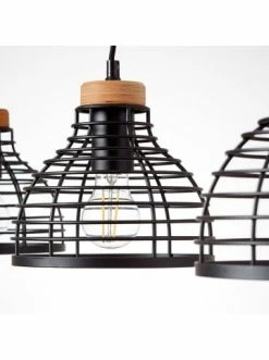 Großhandel 🎁 Decken- & Hängeleuchten Brilliant Pendelleuchte, 3-flammig Avia 120x100x25 Cm In Schwarz/holz Günstig Kaufen 🧨 -brilliant Verkäufe brilliant pendelleuchte 3 flammig avia 120x100x25 cm in schwarz holz 4