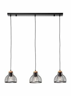 Großhandel 🎁 Decken- & Hängeleuchten Brilliant Pendelleuchte, 3-flammig Avia 120x100x25 Cm In Schwarz/holz Günstig Kaufen 🧨 -brilliant Verkäufe brilliant pendelleuchte 3 flammig avia 120x100x25 cm in schwarz holz 5