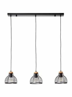 Großhandel 🎁 Decken- & Hängeleuchten Brilliant Pendelleuchte, 3-flammig Avia 120x100x25 Cm In Schwarz/holz Günstig Kaufen 🧨 -brilliant Verkäufe brilliant pendelleuchte 3 flammig avia 120x100x25 cm in schwarz holz 6