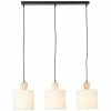 Beste Bewertungen von 👏 Decken- & Hängeleuchten Brilliant Pendelleuchte, 3-flammig (Balken) Pia 130x65x20 Cm In Schwarz/natur Günstig Kaufen ✨