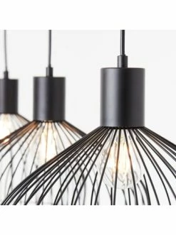 Blitzangebot 🔔 Decken- & Hängeleuchten Brilliant Pendelleuchte, 3-flammig Blacky 148x127x34 Cm In Schwarz Matt Günstig Kaufen ⌛ -brilliant Verkäufe brilliant pendelleuchte 3 flammig blacky 148x127x34 cm in schwarz matt 2