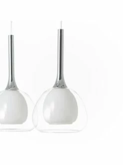 Am billigsten 🥰 Decken- & Hängeleuchten Brilliant Pendelleuchte, 3-flammig Hadan 120x66x16 Cm In Chrom/weiß-transparent Günstig Kaufen 🎁 -brilliant Verkäufe brilliant pendelleuchte 3 flammig hadan 120x66x16 cm in chrom weiss transparent 4