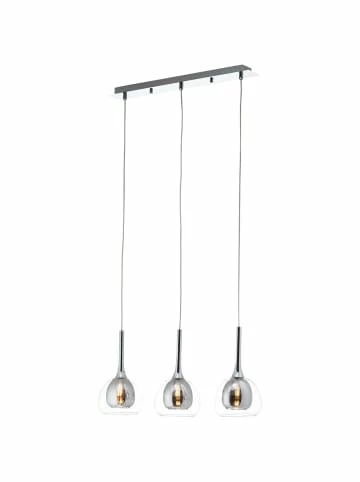 Auslauf 🛒 Decken- & Hängeleuchten Brilliant Pendelleuchte, 3-flammig Hadan 120x66x16 Cm In Rauch/transparent/chrome Günstig Kaufen 🥰 3 Auslauf 🛒 Decken- & Hängeleuchten Brilliant Pendelleuchte, 3-flammig Hadan 120x66x16 Cm In Rauch/transparent/chrome Günstig Kaufen 🥰 – Bild 3
