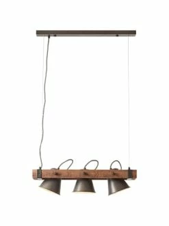 Budget ✔️ Decken- & Hängeleuchten Brilliant Pendelleuchte, 3-flammig Plow 115x70x20 Cm In Schwarz Stahl/holz Günstig Kaufen 🌟 -brilliant Verkäufe brilliant pendelleuchte 3 flammig plow 115x70x20 cm in schwarz stahl holz 4