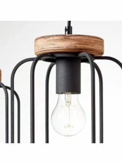 Bestes Angebot 🛒 Decken- & Hängeleuchten Brilliant Pendelleuchte, 3-flammig (Reihe) Tosh 130x100x20 Cm In Antik Holz/schwarz Korund Günstig Kaufen 🧨 -brilliant Verkäufe brilliant pendelleuchte 3 flammig reihe tosh 130x100x20 cm in antik holz schwarz korund 2