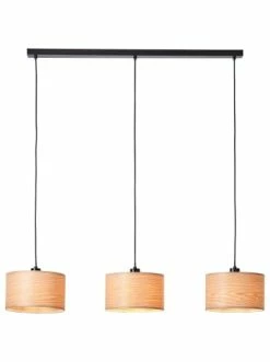 Schlussverkauf ⭐ Decken- & Hängeleuchten Brilliant Pendelleuchte, 3-flammig Romm 120x110x25 Cm In Holz Hell/schwarz Günstig Kaufen 😍 -brilliant Verkäufe brilliant pendelleuchte 3 flammig romm 120x110x25 cm in holz hell schwarz 3