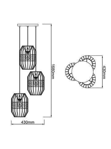 Am billigsten 🌟 Decken- & Hängeleuchten Brilliant Pendelleuchte, 3-flammig Slope ⌀ 43 Cm In Schwarz/natur Günstig Kaufen ✔️ 7 Am billigsten 🌟 Decken- & Hängeleuchten Brilliant Pendelleuchte, 3-flammig Slope ⌀ 43 Cm In Schwarz/natur Günstig Kaufen ✔️ – Bild 7