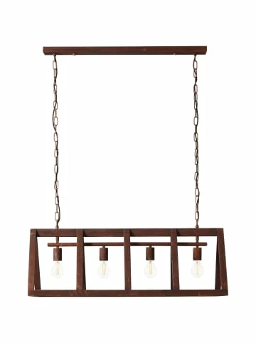 Aktion ⭐ Decken- & Hängeleuchten Brilliant Pendelleuchte, 4-flammig Matrix 127x95x35,5 Cm In Rostfarbend Günstig Kaufen 👏 2 Aktion ⭐ Decken- & Hängeleuchten Brilliant Pendelleuchte, 4-flammig Matrix 127x95x35,5 Cm In Rostfarbend Günstig Kaufen 👏 – Bild 2