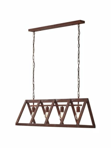 Aktion ⭐ Decken- & Hängeleuchten Brilliant Pendelleuchte, 4-flammig Matrix 127x95x35,5 Cm In Rostfarbend Günstig Kaufen 👏 3 Aktion ⭐ Decken- & Hängeleuchten Brilliant Pendelleuchte, 4-flammig Matrix 127x95x35,5 Cm In Rostfarbend Günstig Kaufen 👏 – Bild 3