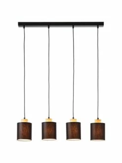 Angebote 🧨 Decken- & Hängeleuchten Brilliant Pendelleuchte, 4-flammig Vonnie 111x80x13 Cm In Schwarz/holzfarbend Günstig Kaufen 😍 -brilliant Verkäufe brilliant pendelleuchte 4 flammig vonnie 111x80x13 cm in schwarz holzfarbend 3