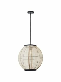 Neu 👏 Decken- & Hängeleuchten Brilliant Pendelleuchte 47cm Tanah ⌀ 47 Cm In Schwarz/natur Günstig Kaufen 🥰 -brilliant Verkäufe brilliant pendelleuchte 47cm tanah 47 cm in schwarz natur 3